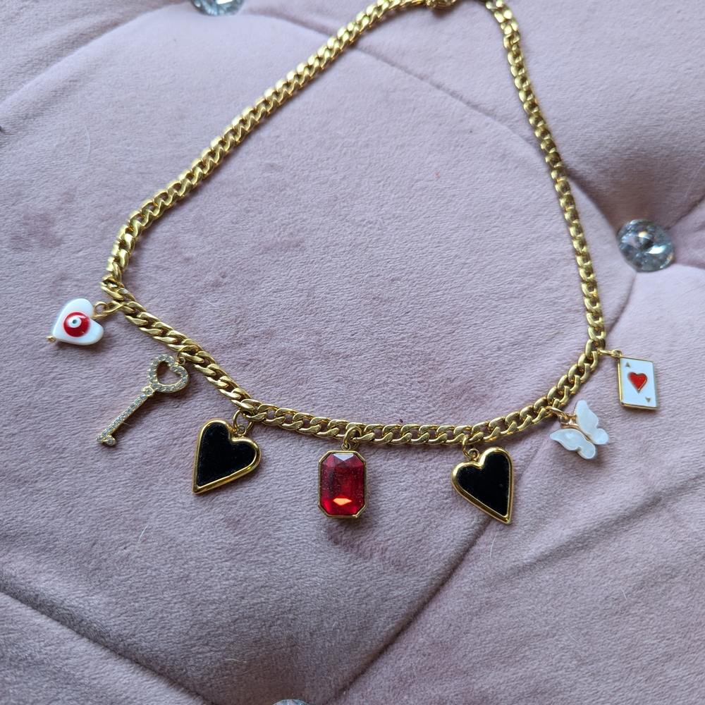 Gold Charm Necklace